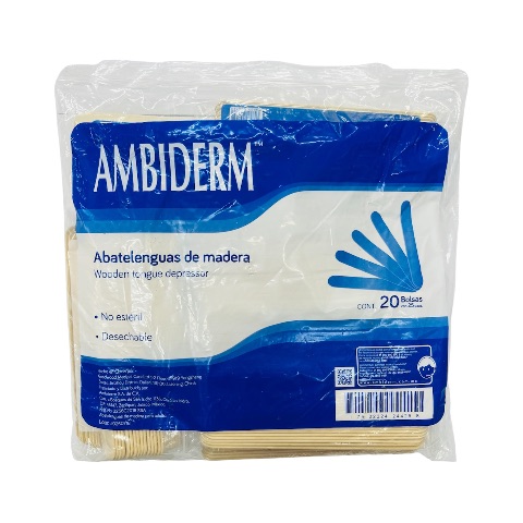 Abatelenguas C/500pzas